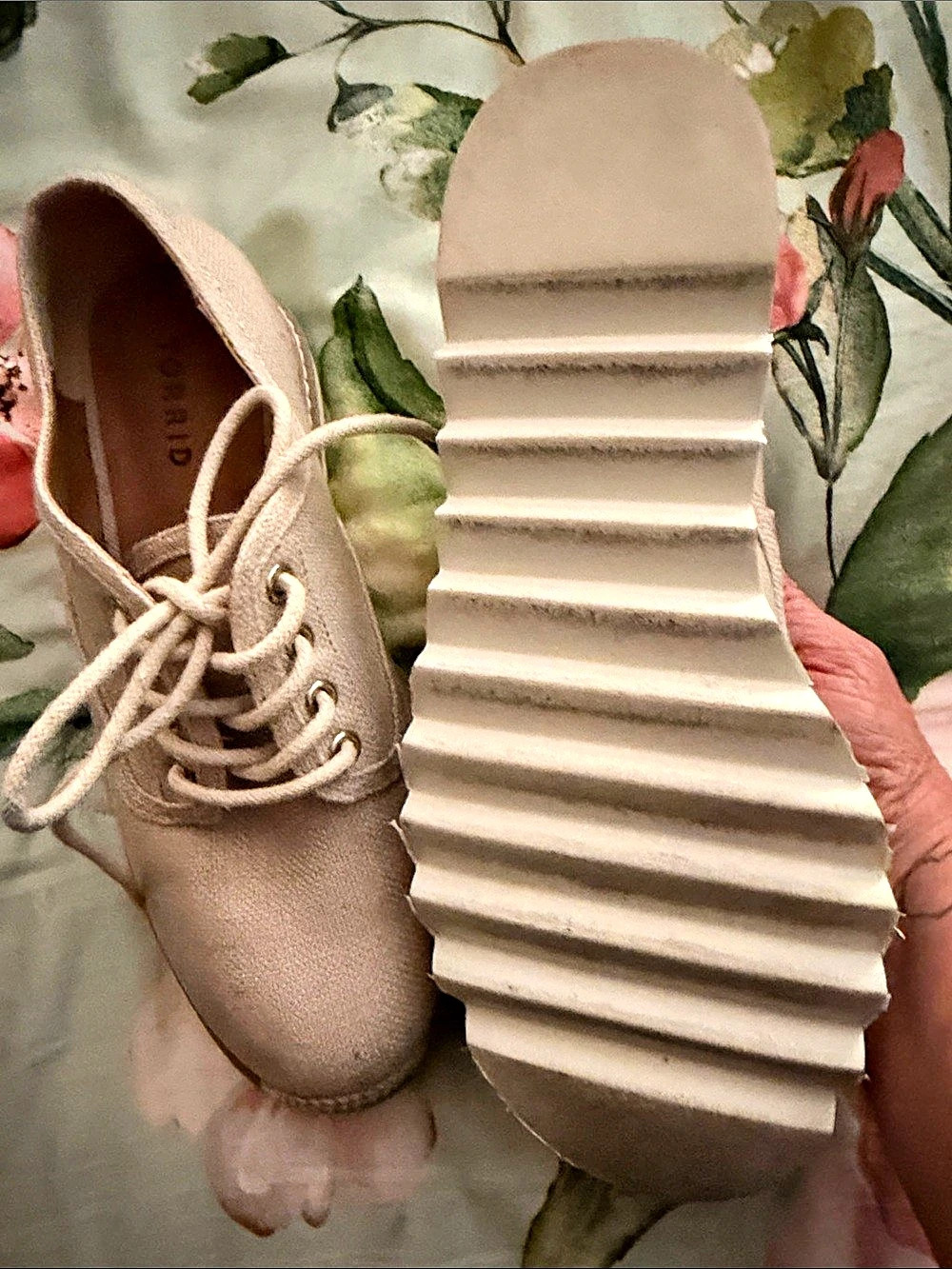 Torrid Espadrille Platform Lace-Up Sneakers Platform Sneakers in beige - Picture 2 of 4